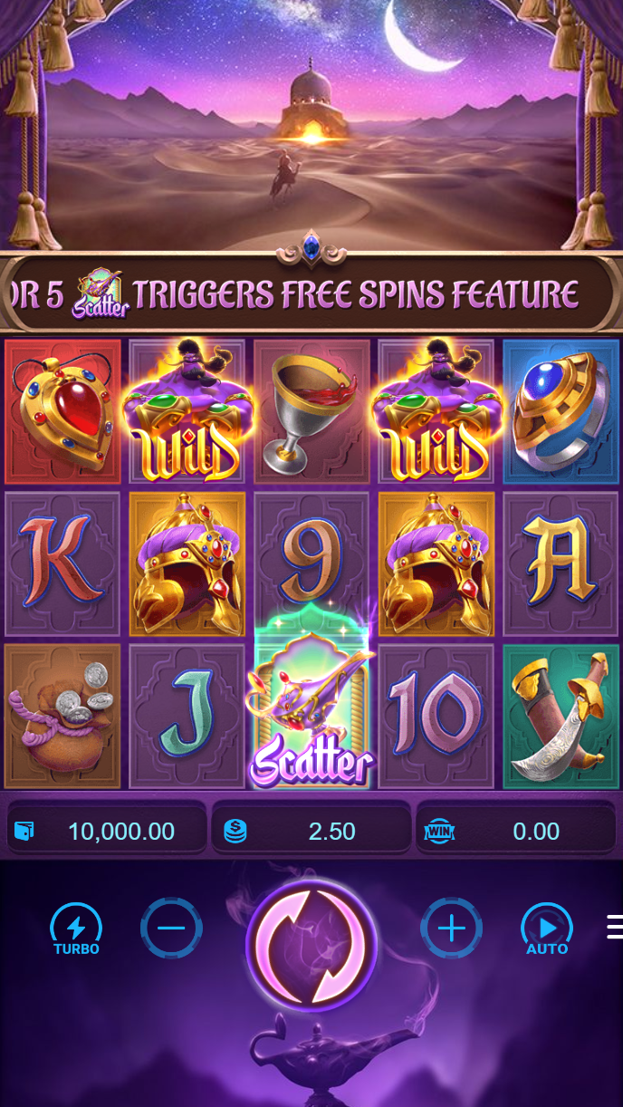 The Great Icescape slot gameplay displayed on mobile device